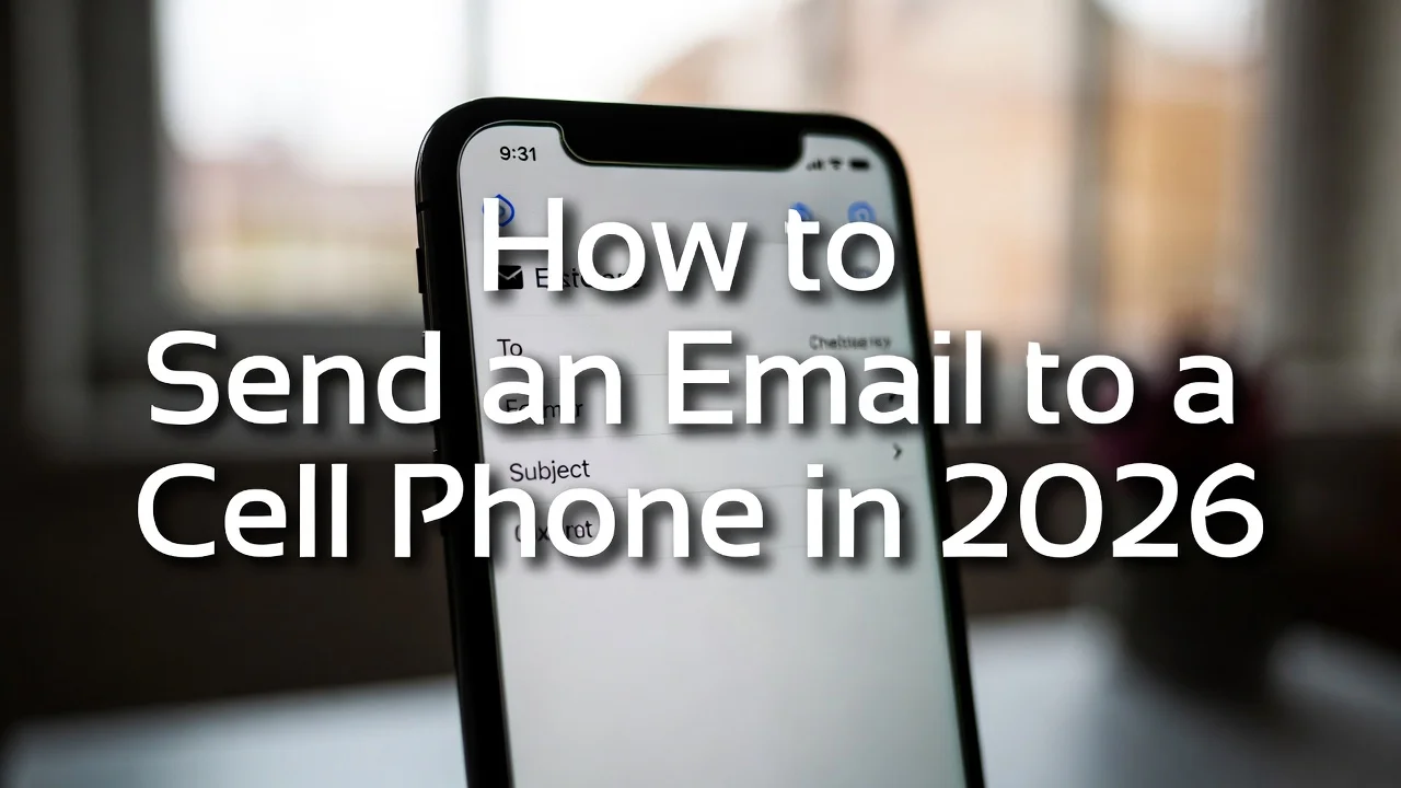 How to Send an Email to a Cell Phone