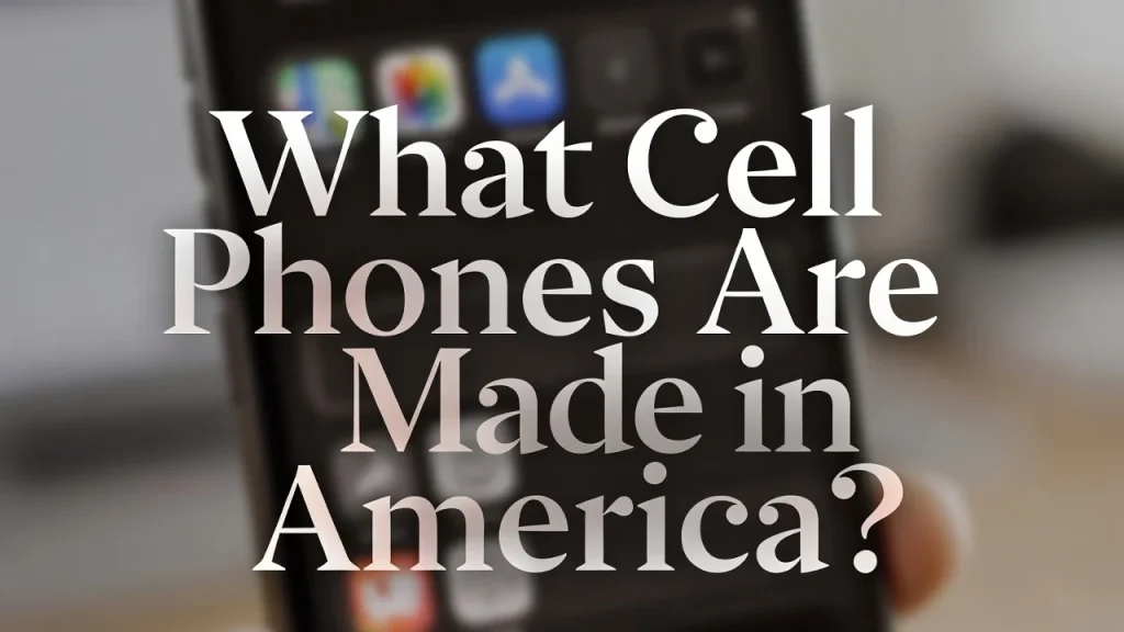 What Cell Phones Are Made in America