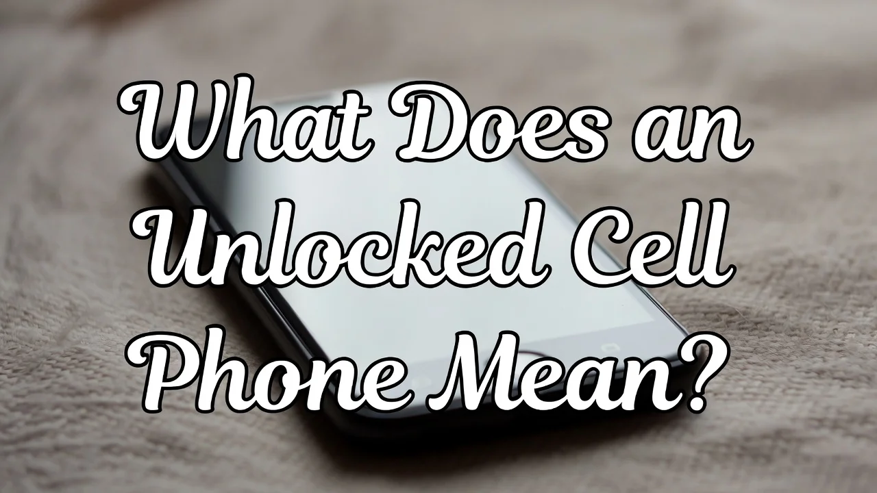 What Does an Unlocked Cell Phone Mean