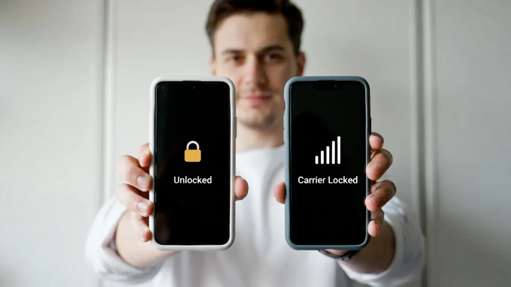 comparing unlocked and carrier-locked smartphones